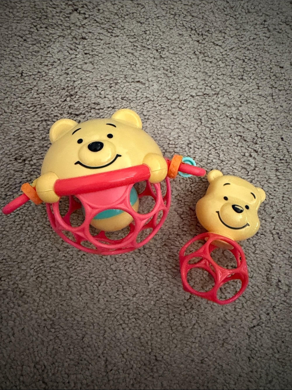 Winnie the Pooh Baby Rattle Set